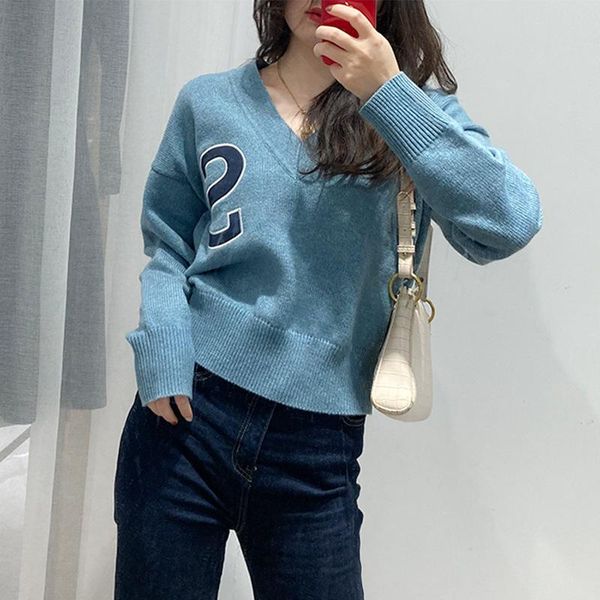 women's sweaters women spring long sleeve embroidery v-neck korean short version trendy wool pullovers sweater female casual ju, White;black
women's sweaters women spring long sleeve embroidery v-neck korean short version trendy wool pullovers sweater female casual ju, White;black