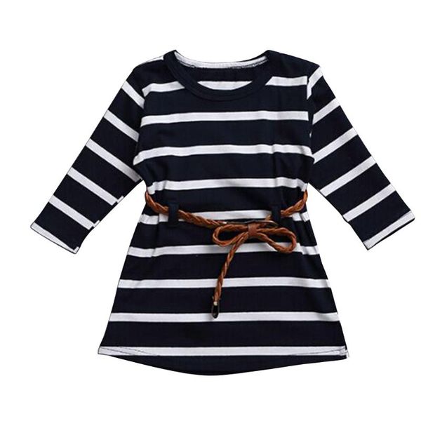 girl's dresses kid girl baby stripe long sleeve dress casual fashion t-shirt with the belt, Red;yellow
girl's dresses kid girl baby stripe long sleeve dress casual fashion t-shirt with the belt, Red;yellow