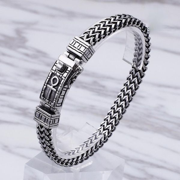charm bracelets jewels store 8mm egyptian ankh symbol of life for men women stainless steel mesh linking chain bracelet jewelry, Golden;silver
charm bracelets jewels store 8mm egyptian ankh symbol of life for men women stainless steel mesh linking chain bracelet jewelry, Golden;silver