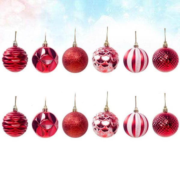 party decoration 12pcs 6cm christmas tree ornament hanging toys for home office shop red1
party decoration 12pcs 6cm christmas tree ornament hanging toys for home office shop red1