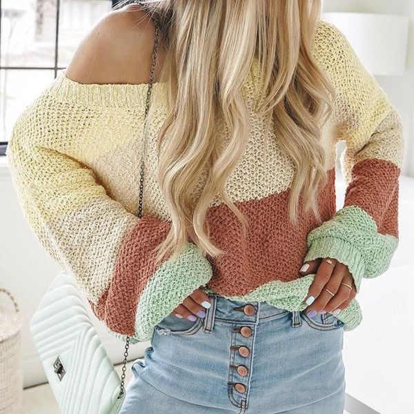 women's sweaters plus size women sweater 2021 fashion loose hollow knitted womens pullovers autumn outwear striped, White;black
women's sweaters plus size women sweater 2021 fashion loose hollow knitted womens pullovers autumn outwear striped, White;black