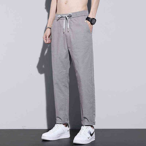 men's jeans spring and summer 2021 thin loose grey sports cotton elastic simple men's casual pants, Blue
men's jeans spring and summer 2021 thin loose grey sports cotton elastic simple men's casual pants, Blue