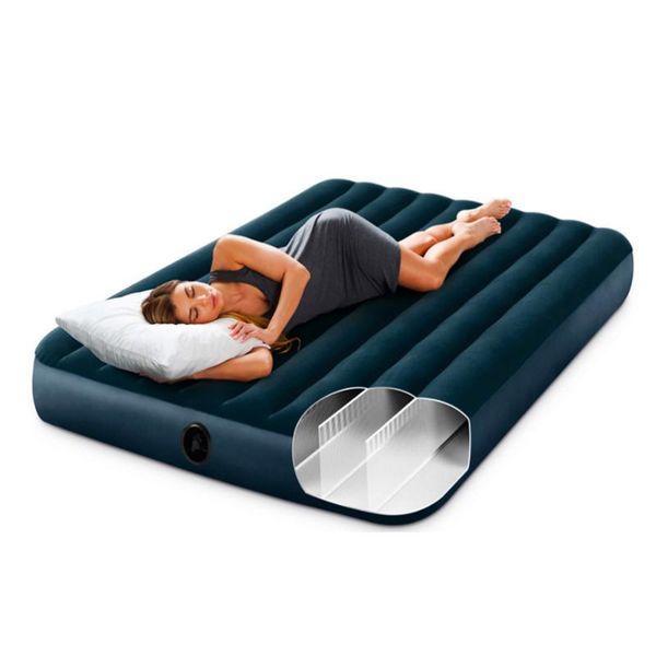 203x183x25cm inflatable bed double air mattress air bed fiber-tech with striped flocking tent for camping intex64735
203x183x25cm inflatable bed double air mattress air bed fiber-tech with striped flocking tent for camping intex64735