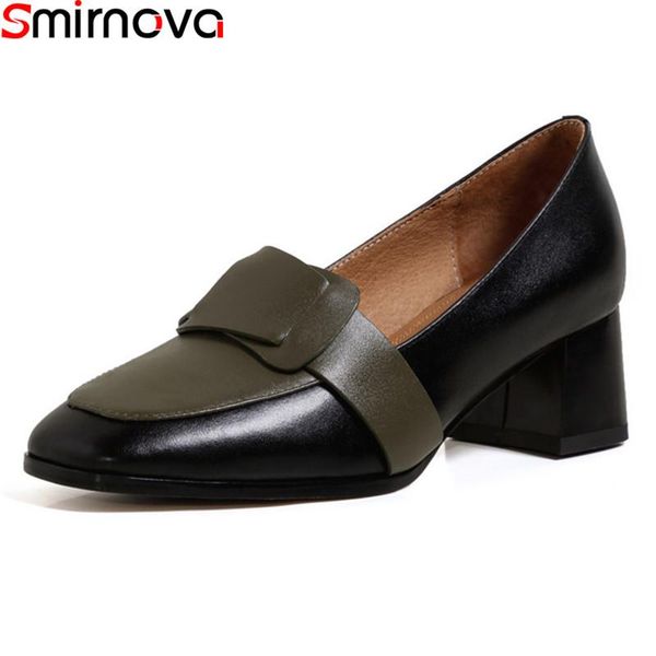 smirnova 2021 genuine leather women pumps spring autumn mixed colors ladies single shoes fashion office dress shoes, Black
smirnova 2021 genuine leather women pumps spring autumn mixed colors ladies single shoes fashion office dress shoes, Black