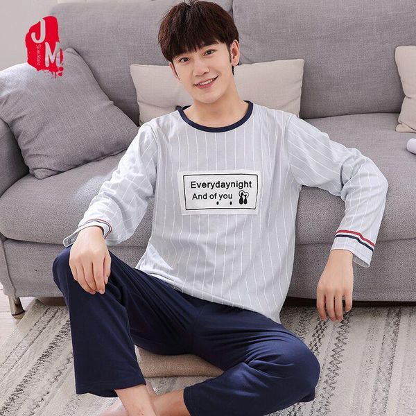 autumn winter long sleeve man pajama sets 100% cotton striped letter pajamas men casual sleepwear homewear big size xxxxl pijama, Black;brown
autumn winter long sleeve man pajama sets 100% cotton striped letter pajamas men casual sleepwear homewear big size xxxxl pijama, Black;brown
