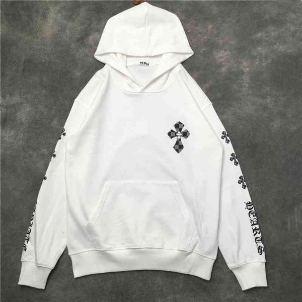 hearts/chrome hoodie brand black and white plaid cross men's net red same girl loose neutral fashion brand cotton hooded sweater coat
hearts/chrome hoodie brand black and white plaid cross men's net red same girl loose neutral fashion brand cotton hooded sweater coat