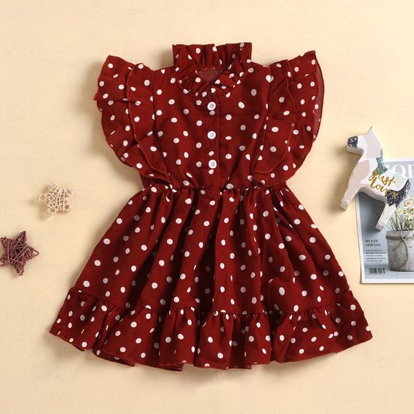 girl's dresses 2021 sweet girls polka dotted ruffle for baby kids fashion sleeveless knee length high waits princess tutu dress, Red;yellow
girl's dresses 2021 sweet girls polka dotted ruffle for baby kids fashion sleeveless knee length high waits princess tutu dress, Red;yellow