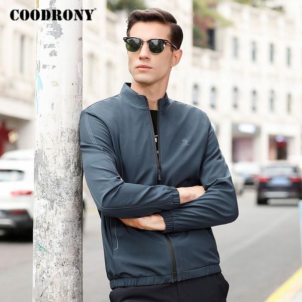 men's jackets coodrony brand bomber jacket men spring autumn streetwear fashion casual coat mens and coats stand collar clothing p8007, Black;brown
men's jackets coodrony brand bomber jacket men spring autumn streetwear fashion casual coat mens and coats stand collar clothing p8007, Black;brown