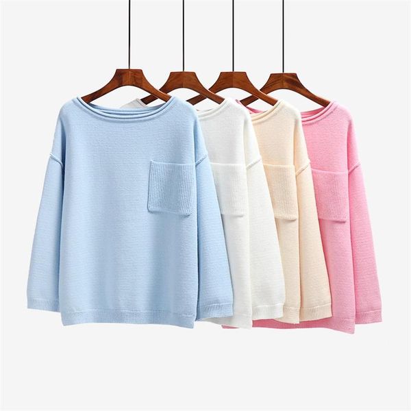 women's sweaters 2021 women solid knitted thickening oversized sweater round neck long sleeve casual loose pullovers autumn winter for, White;black
women's sweaters 2021 women solid knitted thickening oversized sweater round neck long sleeve casual loose pullovers autumn winter for, White;black