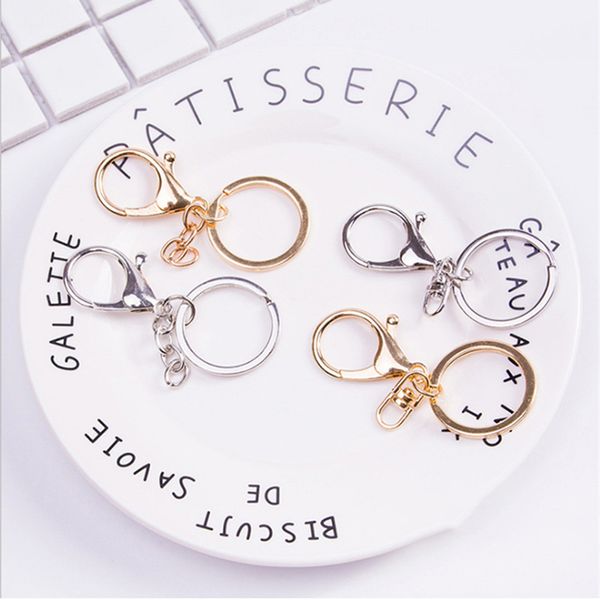 10pieces/lot cs 30mm key ring long popular classic 2 styles plated lobster clasp key hook chain jewelry making for keychain, Silver
10pieces/lot cs 30mm key ring long popular classic 2 styles plated lobster clasp key hook chain jewelry making for keychain, Silver