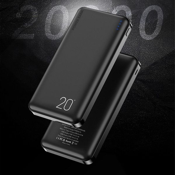 power bank dual usb interface 20000mah portable charging external battery charger black powerbank for mobile phone
power bank dual usb interface 20000mah portable charging external battery charger black powerbank for mobile phone