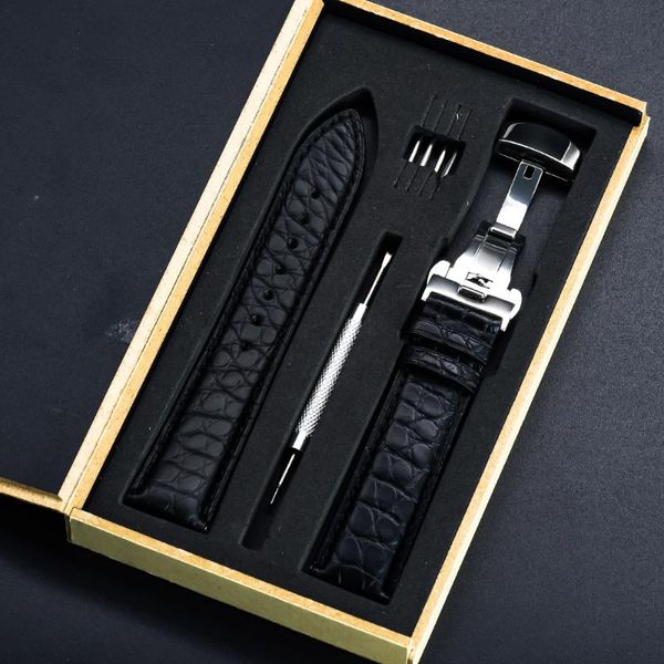 watch bands leather watchband crocodile band wrist strap 20mm 22mm with stainless steel butterfly buckle black/gold/silver, Black;brown
watch bands leather watchband crocodile band wrist strap 20mm 22mm with stainless steel butterfly buckle black/gold/silver, Black;brown