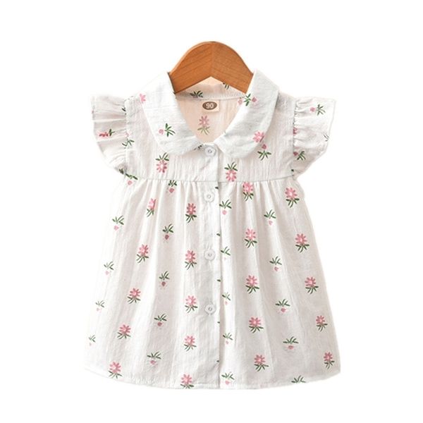 vidmid baby girls blouse summer new cotton sleeveless kids blouse floral print casual children clothes 7071 01 210306, White;black
vidmid baby girls blouse summer new cotton sleeveless kids blouse floral print casual children clothes 7071 01 210306, White;black