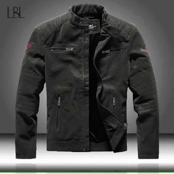 winter mens bomber jackets casual military male outwear fleece thick warm windbreaker jacket mens pu leather baseball coats 201022, Black;brown
winter mens bomber jackets casual military male outwear fleece thick warm windbreaker jacket mens pu leather baseball coats 201022, Black;brown
