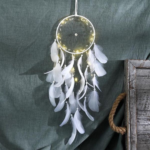 party decoration dream catcher beautiful handmade hanging ornament with led lamp wind chime home wall
party decoration dream catcher beautiful handmade hanging ornament with led lamp wind chime home wall