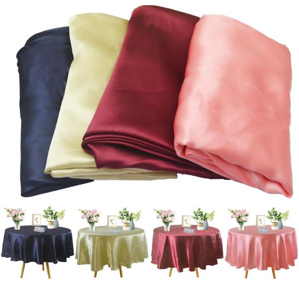 table cloth round 145cm satin tablecloth home restaurant tableware cover overlay wedding banquet christmas party decoration
table cloth round 145cm satin tablecloth home restaurant tableware cover overlay wedding banquet christmas party decoration