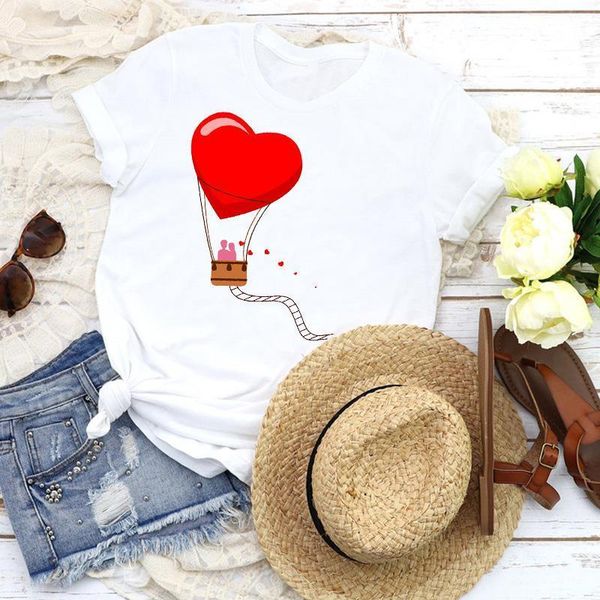 women graphic cartoon sweet love girl lady balloon fashion cute 90s tees print t shirt clothing female shirt womens t-shirt, White
women graphic cartoon sweet love girl lady balloon fashion cute 90s tees print t shirt clothing female shirt womens t-shirt, White