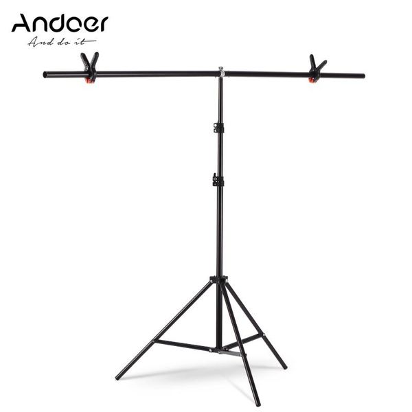 andoer 2 * 2m/6.5 * 6.5ft t-shape backdrop stand background bracket kit aluminum alloy material heavy duty portable adjustable
andoer 2 * 2m/6.5 * 6.5ft t-shape backdrop stand background bracket kit aluminum alloy material heavy duty portable adjustable
