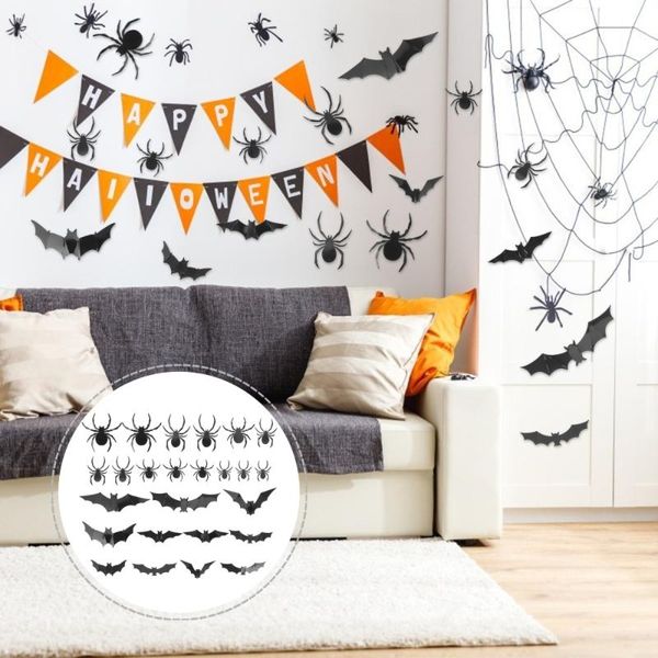 wall stickers 96 pcs decorative sticker festival window decal simulated bats 
wall stickers 96 pcs decorative sticker festival window decal simulated bats