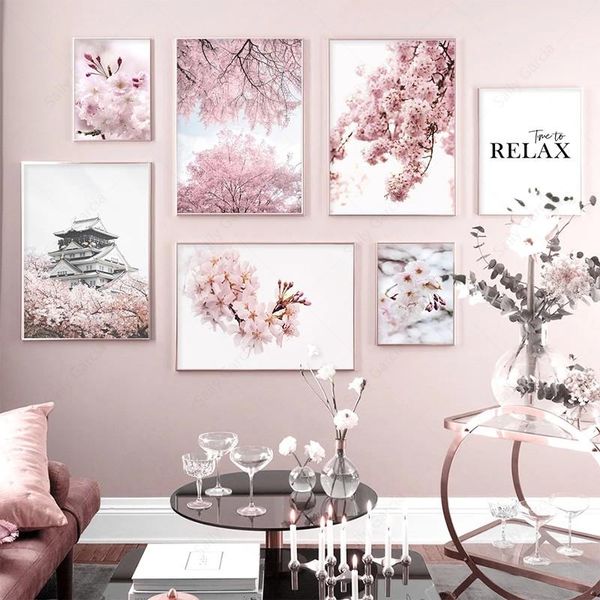 paintings cherry blossoms interior painting poster and prints japanese pink flower wall art picture for living room home decoration canvas
paintings cherry blossoms interior painting poster and prints japanese pink flower wall art picture for living room home decoration canvas