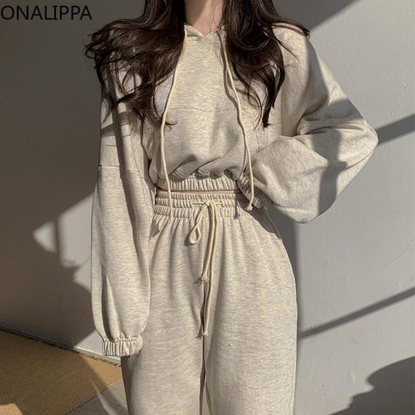 women's two piece pants onalippa women sports sets 2021 early autumn all-match long-sleeved short hooded sweater high-waist drawstring, White
women's two piece pants onalippa women sports sets 2021 early autumn all-match long-sleeved short hooded sweater high-waist drawstring, White