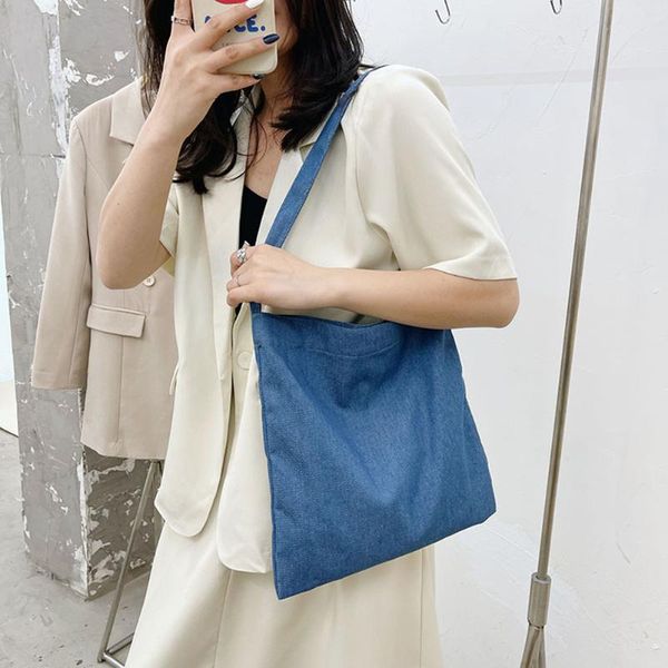 shoulder bags vintage ladies shopping bag casual pure color denim women tote handbags eco-friendly cloth reusable
shoulder bags vintage ladies shopping bag casual pure color denim women tote handbags eco-friendly cloth reusable