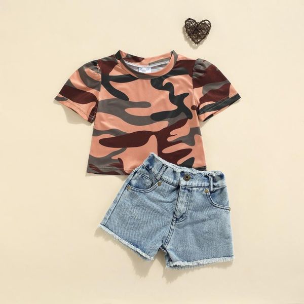 clothing sets pudcoco kid short sleeve + shorts, camouflage print high waist casual style loose version summer baby girl clothes, White
clothing sets pudcoco kid short sleeve + shorts, camouflage print high waist casual style loose version summer baby girl clothes, White