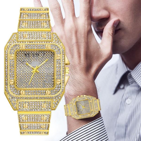wristwatches mens diamonds business watch casual quartz stainless steel band luxury watches gift for men, Slivery;brown
wristwatches mens diamonds business watch casual quartz stainless steel band luxury watches gift for men, Slivery;brown