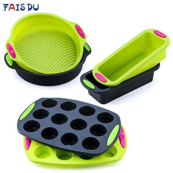 baking moulds silicone high-end household rectangular toast high temperature resistant round cake mold non-stick oven available tools
baking moulds silicone high-end household rectangular toast high temperature resistant round cake mold non-stick oven available tools