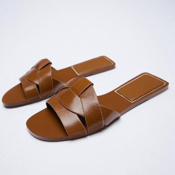 slippers 2021 summer brown cross leather lace outdoor leisure beach vacation flat sole, Black
slippers 2021 summer brown cross leather lace outdoor leisure beach vacation flat sole, Black