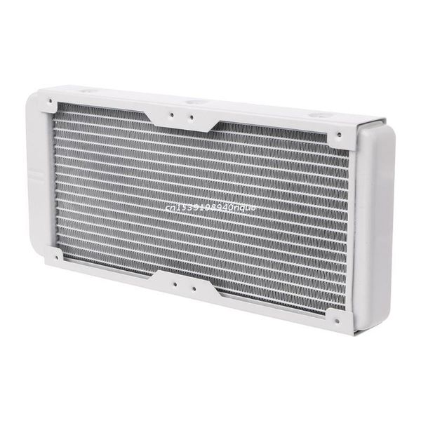 lapcooling pads 240mm aluminum computer radiator water cooler 18 tube cpu heat sink exchanger dropship
lapcooling pads 240mm aluminum computer radiator water cooler 18 tube cpu heat sink exchanger dropship