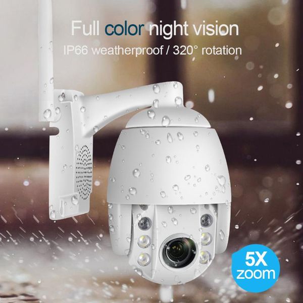 cameras 2mp ip66 wifi camera ip security wireless metal shell weatherproof full color night vision
cameras 2mp ip66 wifi camera ip security wireless metal shell weatherproof full color night vision
