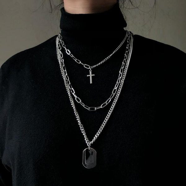 selling hip hop fashion multilayerlong chain necklace for women men cross pendant necklaces accessories party jewelry 2021, Silver
selling hip hop fashion multilayerlong chain necklace for women men cross pendant necklaces accessories party jewelry 2021, Silver