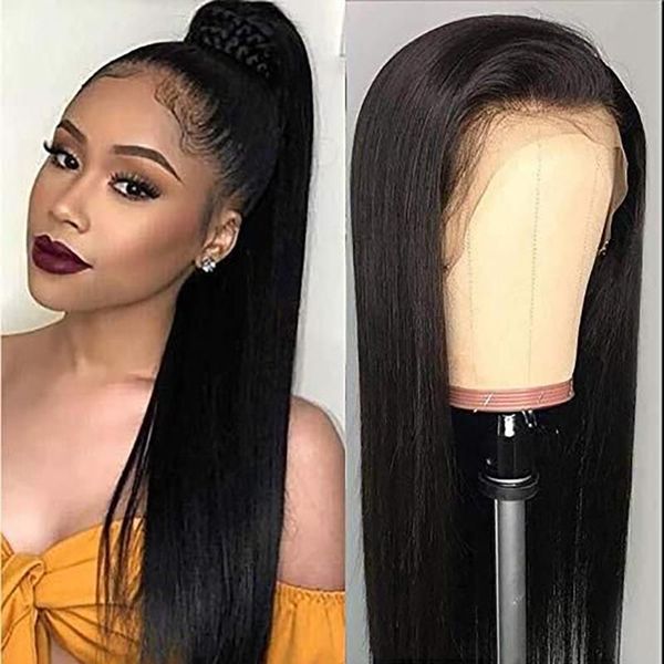 lace wigs straight front wig natural color human hair 13x4 frontal 150 density remy, Black;brown
lace wigs straight front wig natural color human hair 13x4 frontal 150 density remy, Black;brown