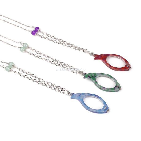 chains camouflage folding reading glasses necklace pendant handheld reader magnifier holder long chain dropship, Silver
chains camouflage folding reading glasses necklace pendant handheld reader magnifier holder long chain dropship, Silver