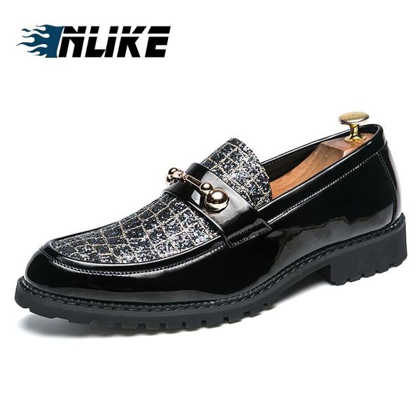 dress shoes inlike men pointed toe leather slip on male fats luxury business black blue loafers oxfords
dress shoes inlike men pointed toe leather slip on male fats luxury business black blue loafers oxfords