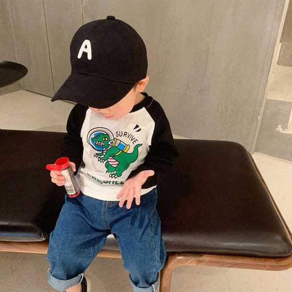 baby long t-shirt sleeve bottom shirt 2021 new and autumn wear children's boys' spring dinosaur, Blue
baby long t-shirt sleeve bottom shirt 2021 new and autumn wear children's boys' spring dinosaur, Blue
