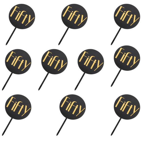 other festive & party supplies 10pcs 50 years old design birthday cake picks word ers
other festive & party supplies 10pcs 50 years old design birthday cake picks word ers