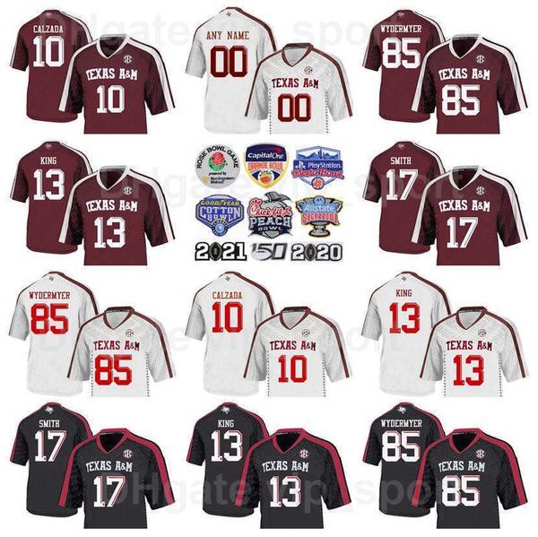 ncaa college football a&m texas aggies jersey 10 zach calzada 13 haynes king 28 isaiah spiller 6 devon achane 0 ainias smith 85 jalen wyderm, Black
ncaa college football a&m texas aggies jersey 10 zach calzada 13 haynes king 28 isaiah spiller 6 devon achane 0 ainias smith 85 jalen wyderm, Black