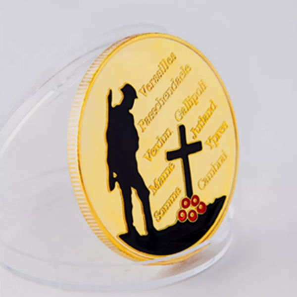2pcs non magnetic 1914-1918 military craft gold plated souvenir coin great war 100th anniversary commemorative challenge badge medal
2pcs non magnetic 1914-1918 military craft gold plated souvenir coin great war 100th anniversary commemorative challenge badge medal