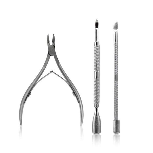 nail art kits 3pcs/set stainless steel cutter scissor 2 ways cuticle clipper pusher dead skin remover kit manicure pedicure tools
nail art kits 3pcs/set stainless steel cutter scissor 2 ways cuticle clipper pusher dead skin remover kit manicure pedicure tools