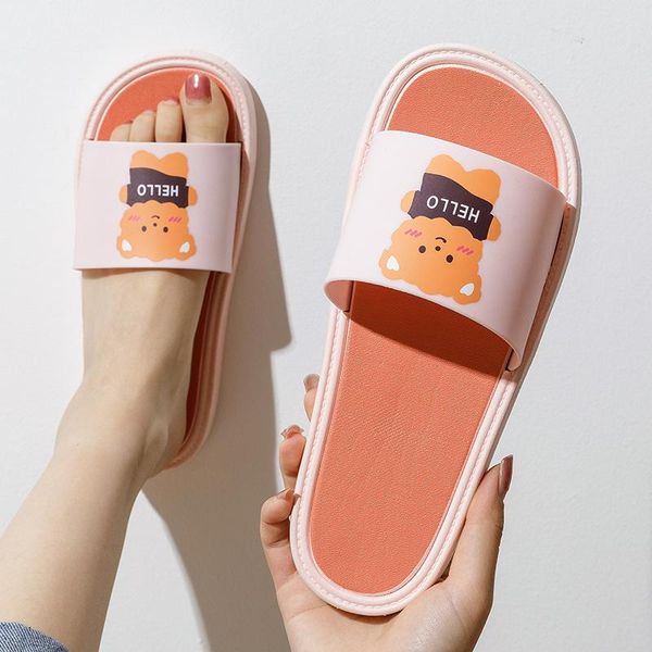 slippers cartoon cute bear girls slipper flat soft sole summer sandals non-slip bathroom women men shoes outdoor indoor slides, Black
slippers cartoon cute bear girls slipper flat soft sole summer sandals non-slip bathroom women men shoes outdoor indoor slides, Black