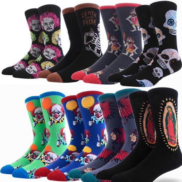 men's socks 1pair man anime knitting hip hop women's cartoon middle tube sewing pattern funny casual street cotton skateboard, Black
men's socks 1pair man anime knitting hip hop women's cartoon middle tube sewing pattern funny casual street cotton skateboard, Black
