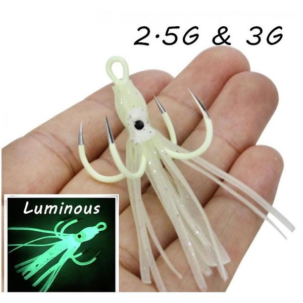 1pc 2.5g & 3g luminous squid four hook barbless fishing hooks pvc fishing lure soft baits & lures pesca fishing t jllnjx xmh_home
1pc 2.5g & 3g luminous squid four hook barbless fishing hooks pvc fishing lure soft baits & lures pesca fishing t jllnjx xmh_home