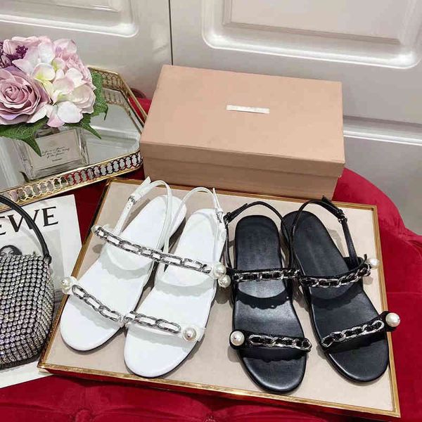 miaojia m's high edition black white glossy patent leather two belt metal chain pearl flat sandals women's shoes yw yw
miaojia m's high edition black white glossy patent leather two belt metal chain pearl flat sandals women's shoes yw yw