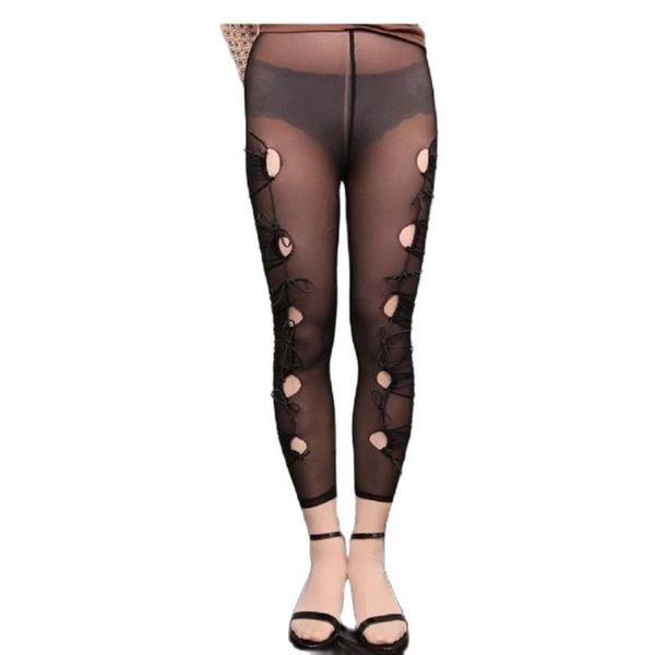 women's leggings women mesh strap patchwork trouser club exotic spice dancer thin tether splicing hollow out transpare pants, Black
women's leggings women mesh strap patchwork trouser club exotic spice dancer thin tether splicing hollow out transpare pants, Black