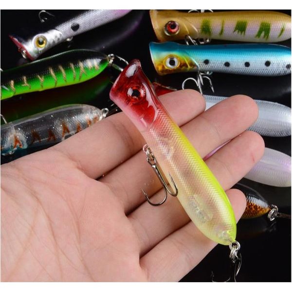 mixed 10 color 8cm 11.68g popper fishing hooks fishhooks 6# hook plastic hard baits & lures pesca fishing tackle acc jllapx soif
mixed 10 color 8cm 11.68g popper fishing hooks fishhooks 6# hook plastic hard baits & lures pesca fishing tackle acc jllapx soif
