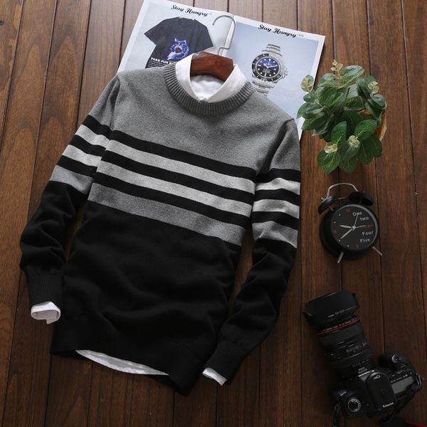 men's sweaters 2021 male knitwear sweater warm patchwork round collar cotton casual wool pullovers mens brand plus size 5xl, White;black
men's sweaters 2021 male knitwear sweater warm patchwork round collar cotton casual wool pullovers mens brand plus size 5xl, White;black