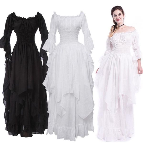 casual dresses women's retro style dress black white solid color trumpet long sleeve princess gorgeous robe for elegant ladies large pl, Black;gray
casual dresses women's retro style dress black white solid color trumpet long sleeve princess gorgeous robe for elegant ladies large pl, Black;gray