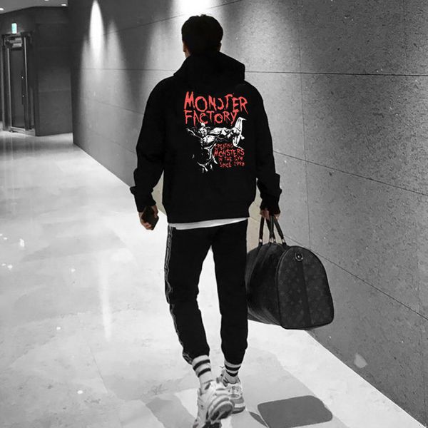 male printing hoodies clothes outdoor running hooded cotton pullover exercise men's wear hip pop streetwear o9ly, Black
male printing hoodies clothes outdoor running hooded cotton pullover exercise men's wear hip pop streetwear o9ly, Black